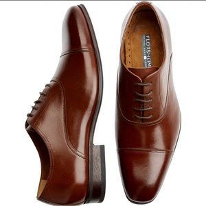 Florasheim Cognac Cap Toe Oxfords
